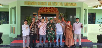 Pengurus PWI Pokja Pekanbaru Anjangsana ke Korem 031 Wira Bima